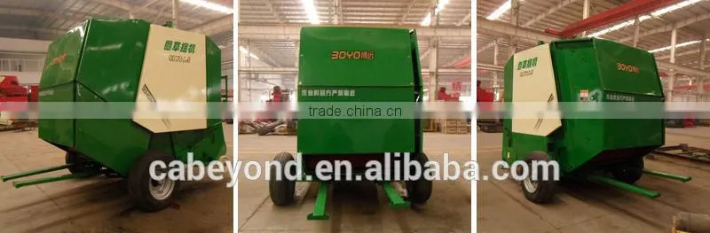 Grass baling machine