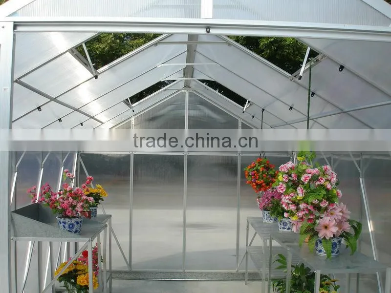 new innovative 6mm polycarbonate panels greenhouse HX66126-5