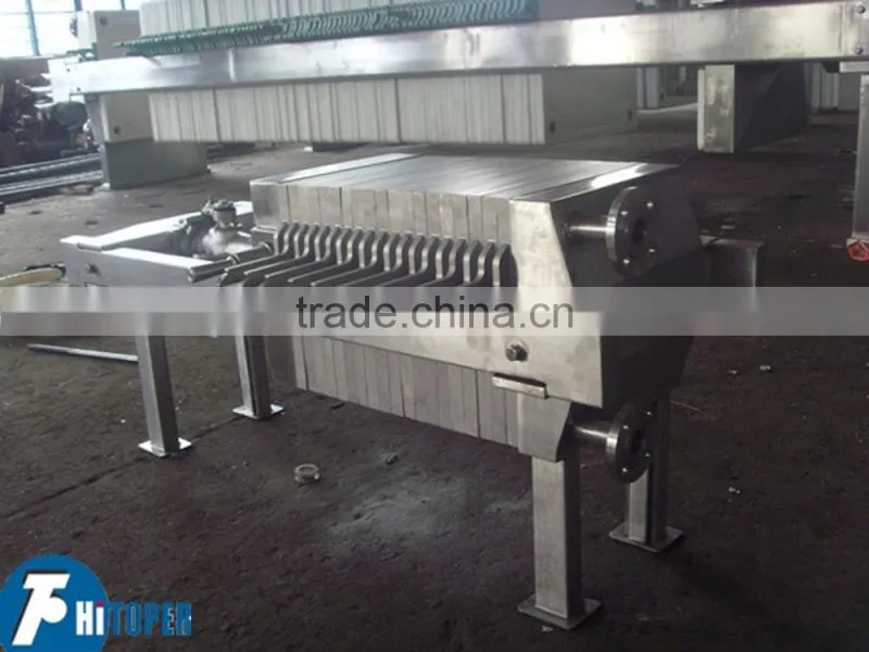 stainless steel/SS filter press/frame and plate filter press machine