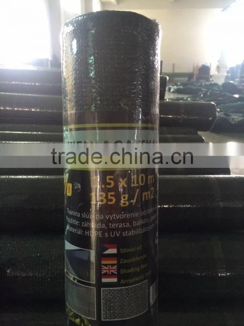 New HDPE anti uv green shade net for agriculture greenhouse 2 x 100m in stock