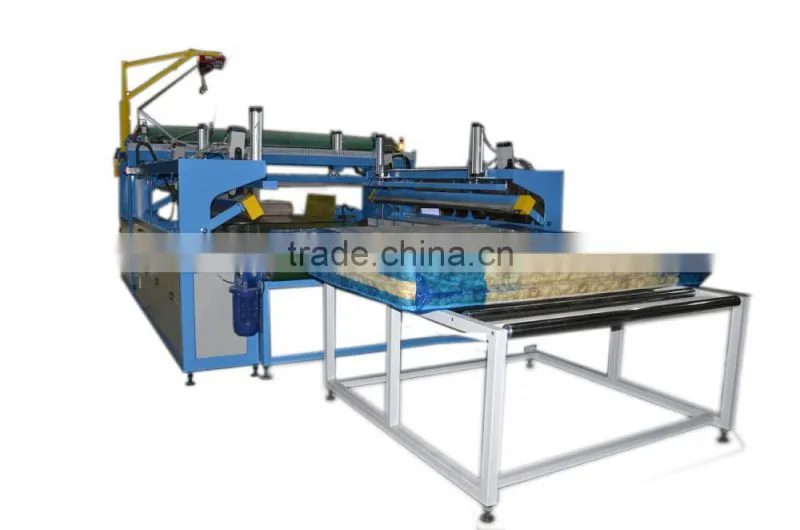 Best selling semic-automatic pe mattress plastic film packing machine