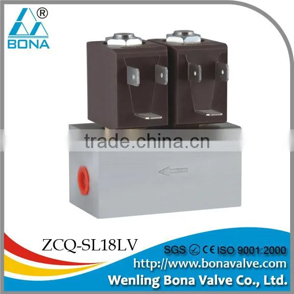 Air Co2 welding machine air control Aluminum Solenoid Valve 24v ZCQ-06ALV