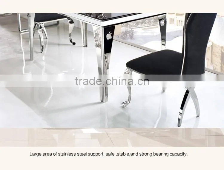 Modern Hotel Furniture Glass Kitchen Table with Low Price TH299