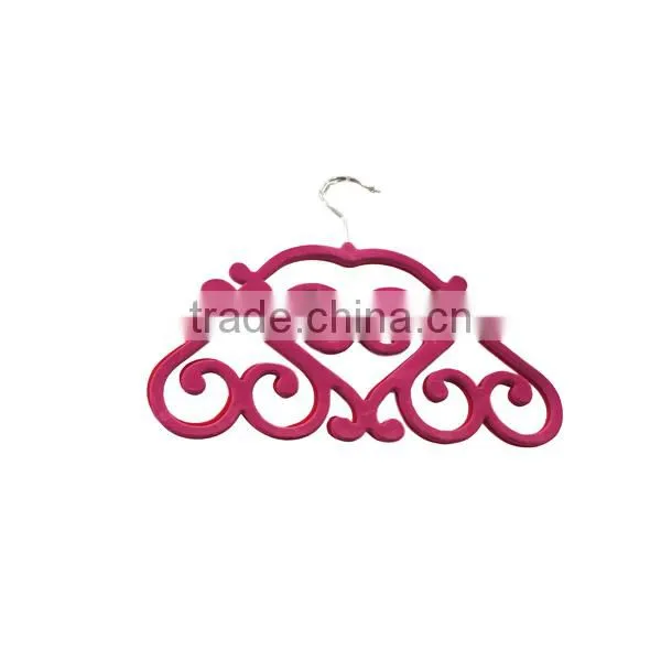 New desigh velvet flocked hanger