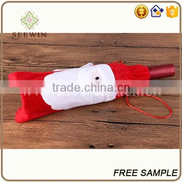 wholesale christmas novelty product wine bag stocking