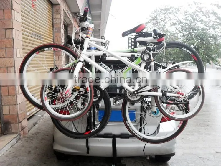 Black 3 Bike Rear Cycle Carrier