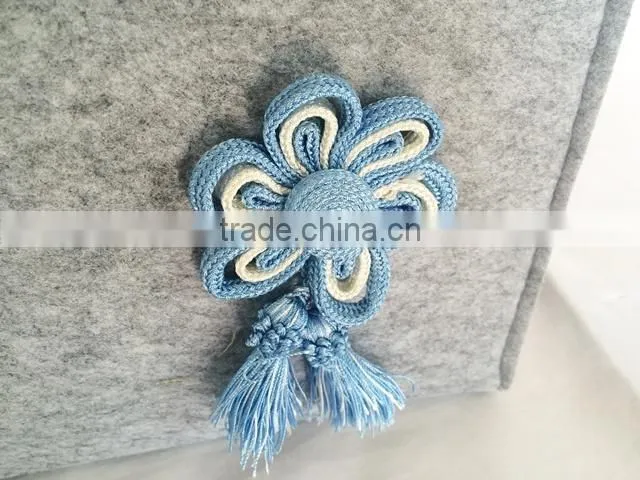 Wholesale custom China large customized handmade wool felt beach lady hand tote bag for sale