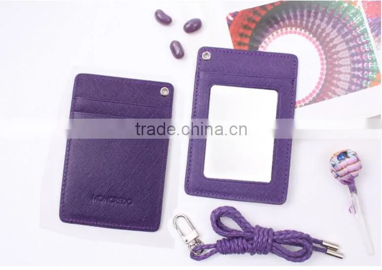 PU imitation leather Fashionable leather PU credit card pocket