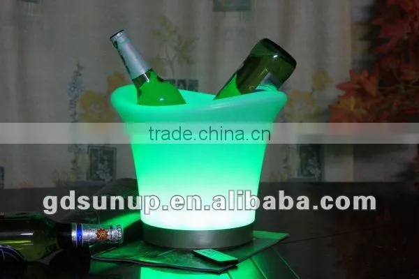 PE Material Rotational Moulding Plastic Modern LED wine bucket