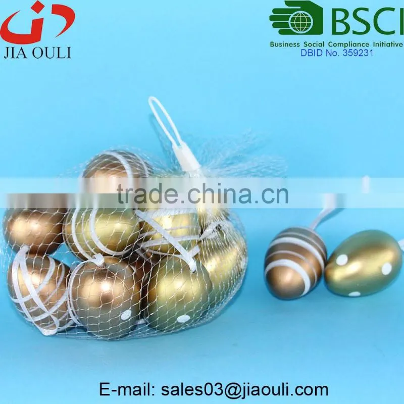 BSCI Audit Factory Cheap Easter plastic Eggs, hanging plastic easter eggs