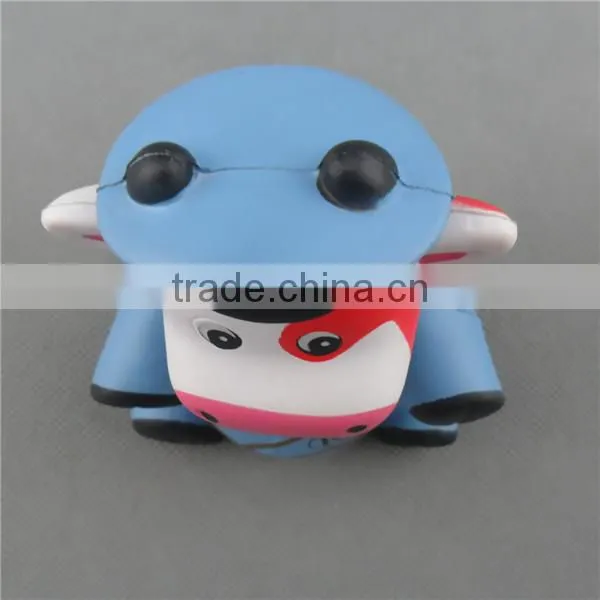 pu promotional cheap gifts cow shaped animal stress toy