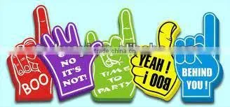 best promotional wave foam hand