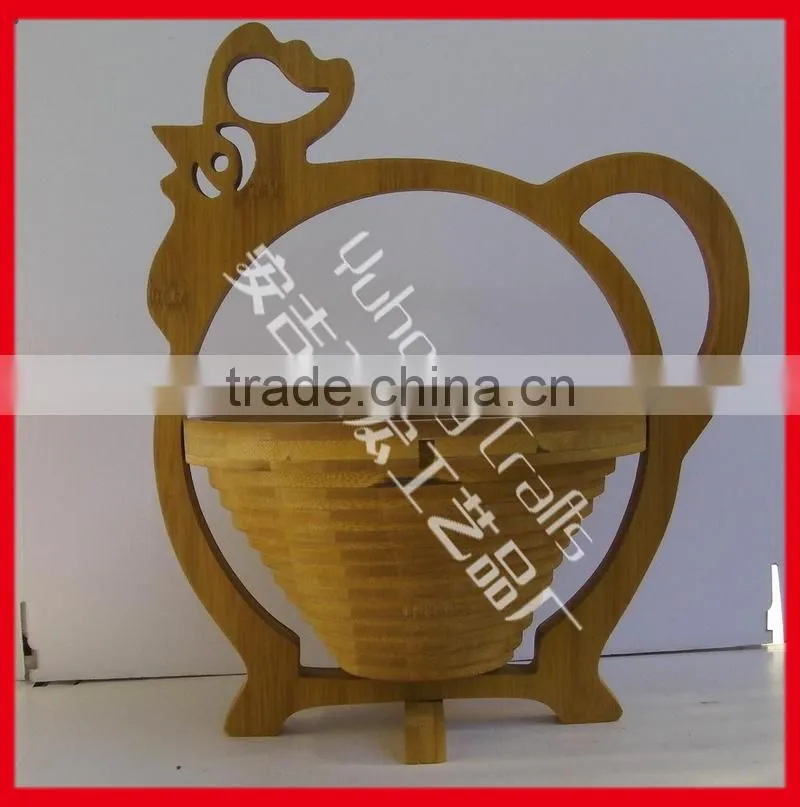 Chinese traditional handmande bamboo basket