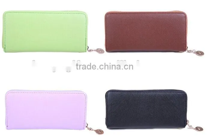 2015 Promotional Women Wallet Handmade Leather Wallet Fashion Purse For Women