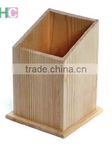 2017 custom nature pine wooden pen tray