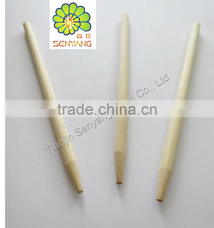 round apple stick wood fruit fork