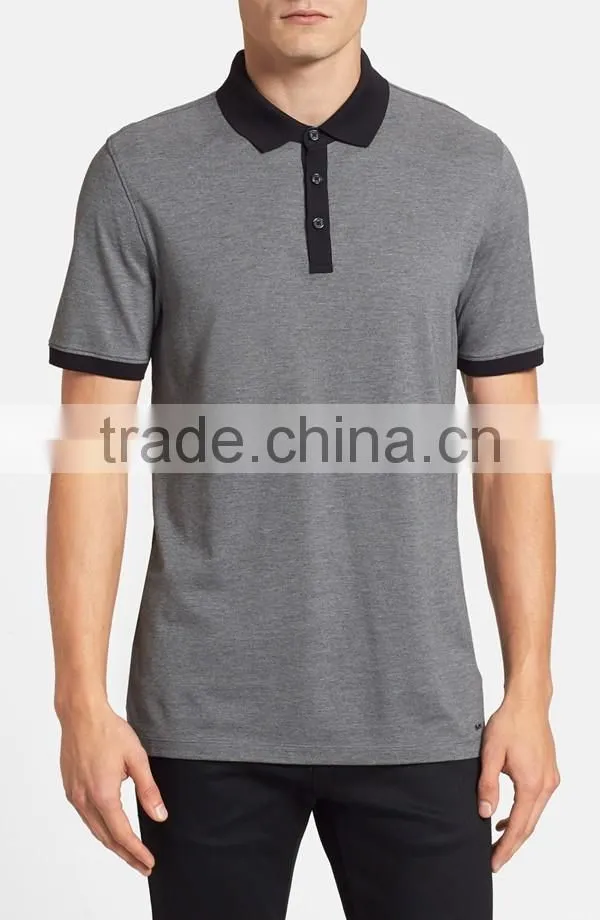 wholesale knit collars work uniform pique polo shirt