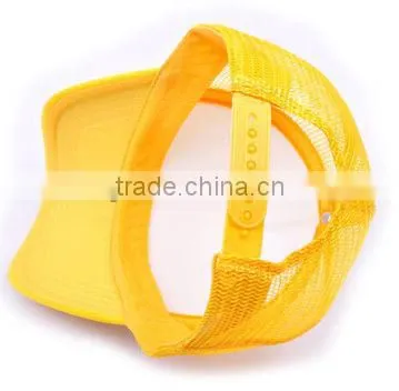 Fashion sport 5-panel plain cotton mesh baseball cap and hat with custom design