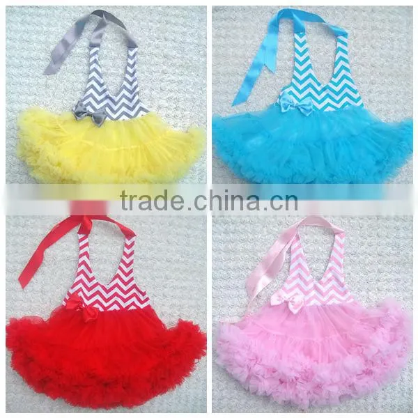 Newest kids wholesale chevron maxi dress