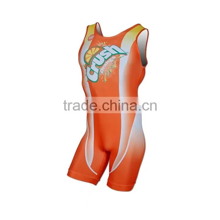 Custom design Lycra Wrestling singlet women's wrestling clothes