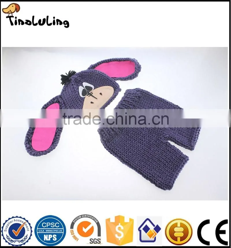 NPT06 Tinaluling woolen Lovely Scarab Baby Boys Girls Crochet Knit Costume Photography Props