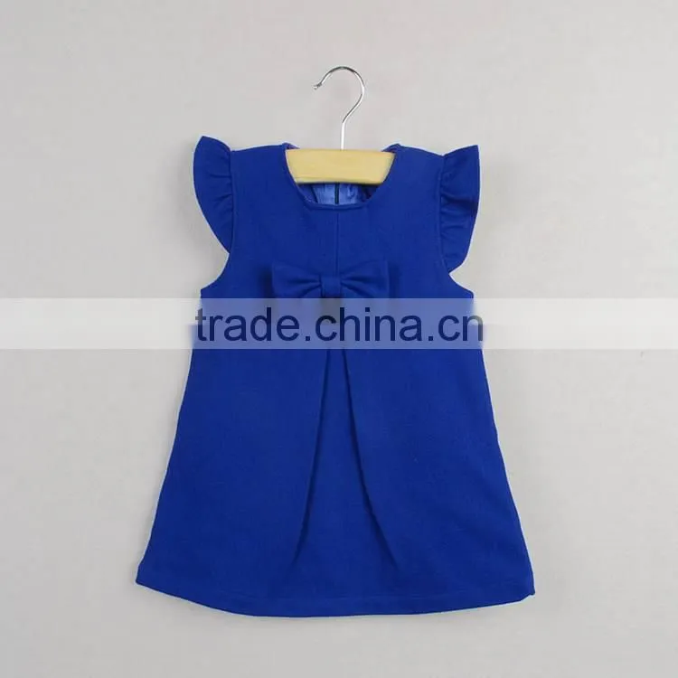 R&H cotton summer pure color children dress