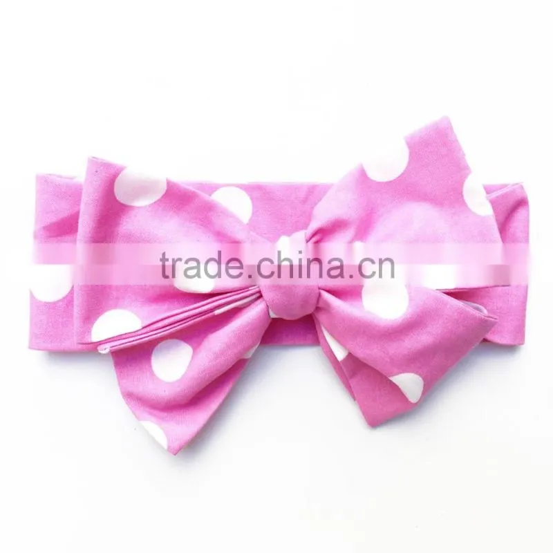 Handmade Headband Polka Dots Hair Accessory Wholesale Girl Headbands
