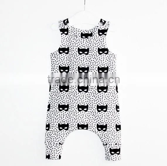 2017 Spring New Arrive Mask Baby Romper Kids 100% Cotton Clothing For Newborn Baby