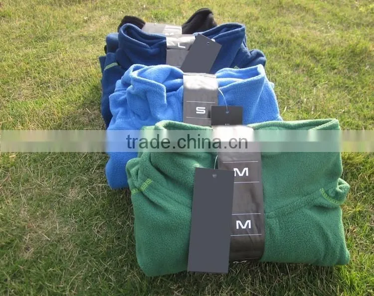 Custom mens outdoor coat blank light cheap sweat fleece jacket