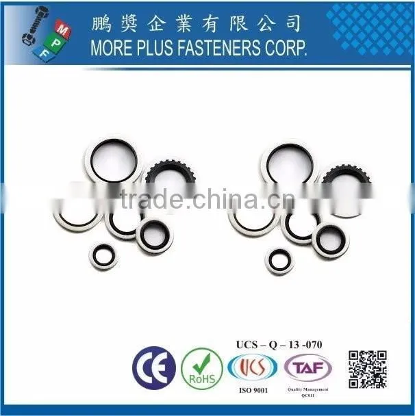 Taiwan Stainless Steel Bonded Seal Nitrile Rubber Seal NBR seal