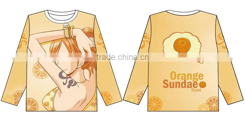 One Piece Japanese Cute Cartoon Good Quality Fashion Cosplay Warm Anime Long Sleeve T Shirt