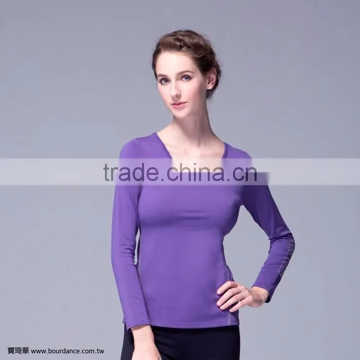 Fitness clothing tactel alphabets print yoga tops