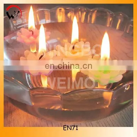 flower shaped water floating candles