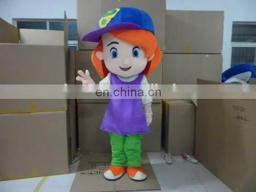Lovely girl mascot costume,used mascot costumes for sale