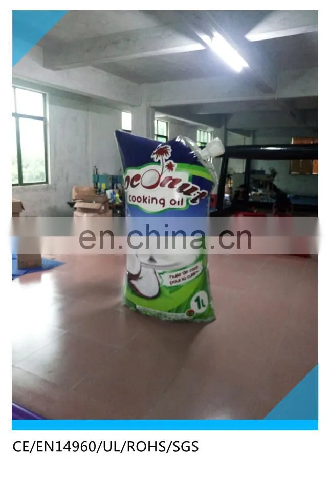guangzhou inflatable model/ giant inflatable drinking bottle for show