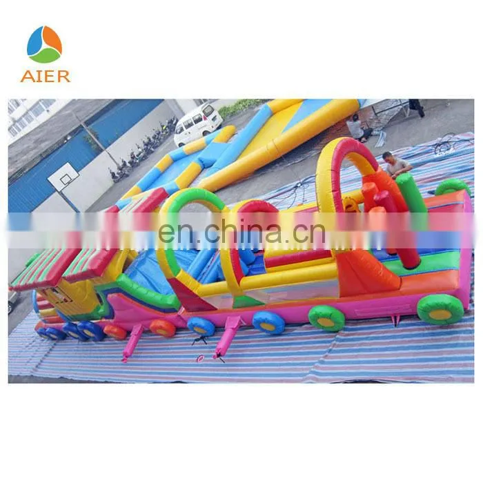 Children game inflatable obstacle course for sale