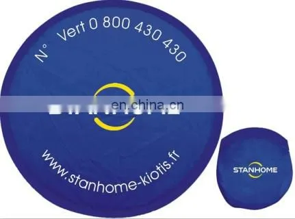 Nylon folding frisbee for promotional gifts