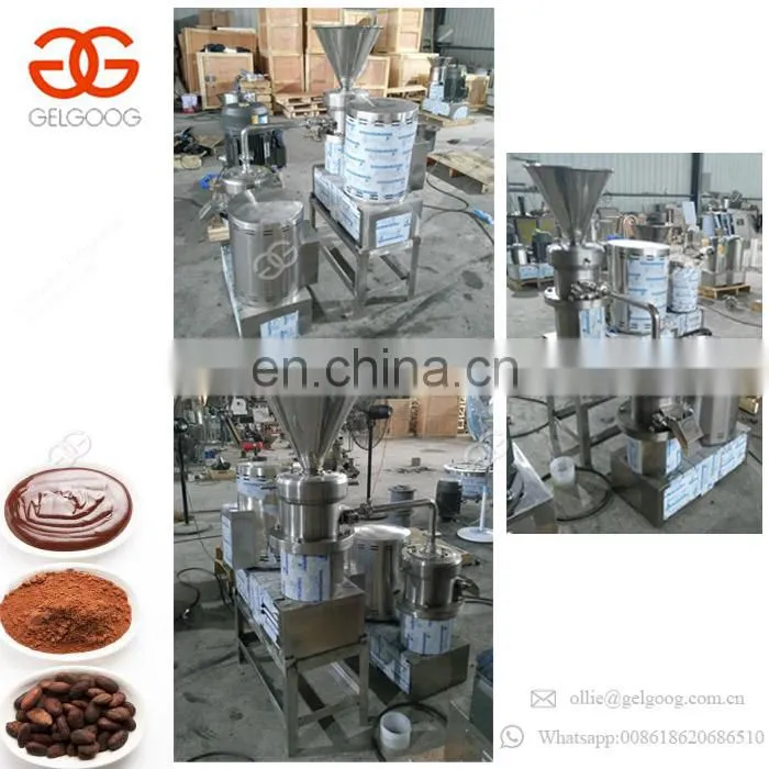 Small Scale Made In China Cocoa Paste Grinding Machine Roaster Cocoa Bean Powder Machinery