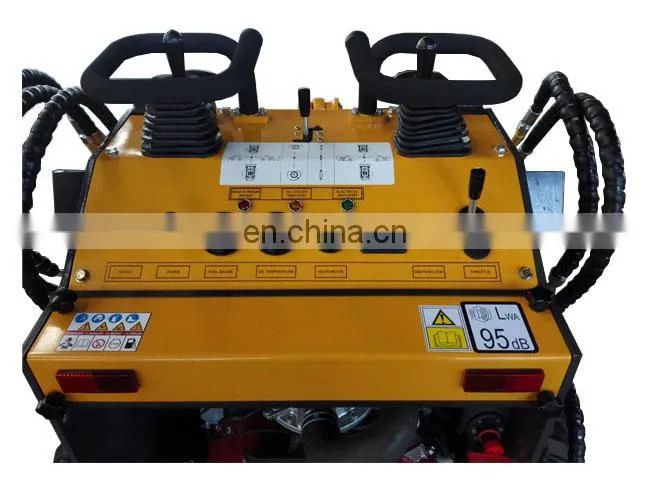 CE Approved petrol engine HY380 track skid steer small loader price