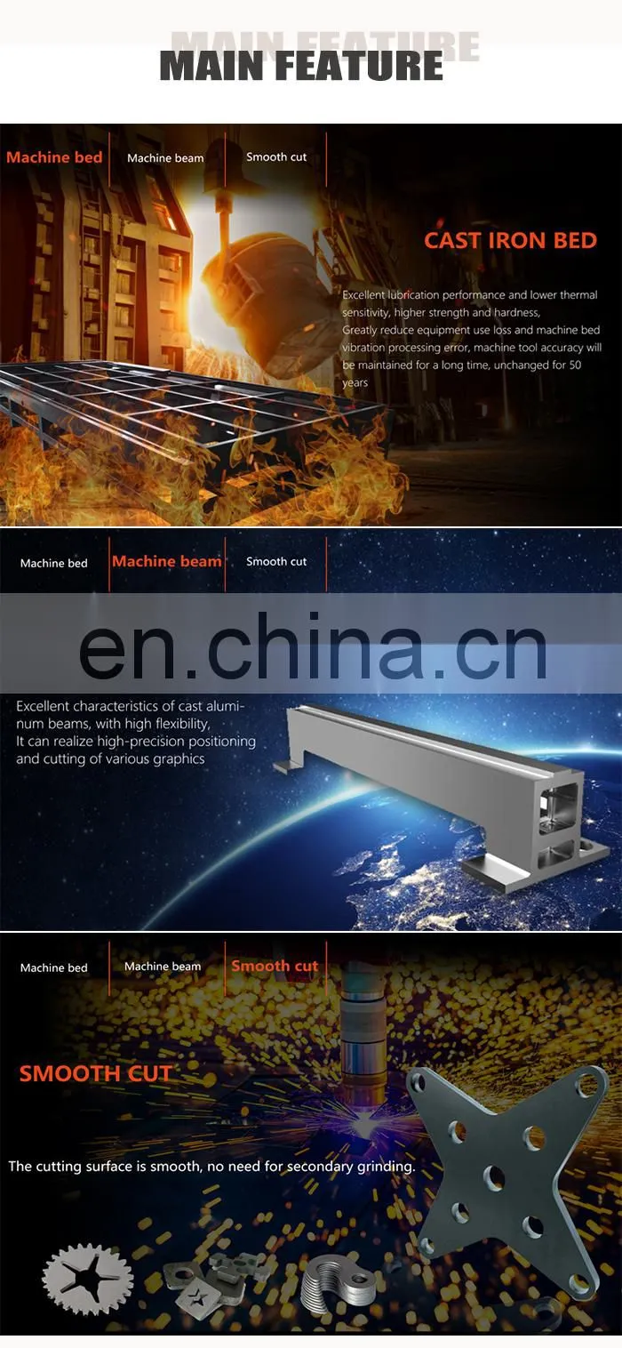 High steady 1000w 2000w 3000w efficient depth fiber laser cutting metal machine laser machine cutting steel
