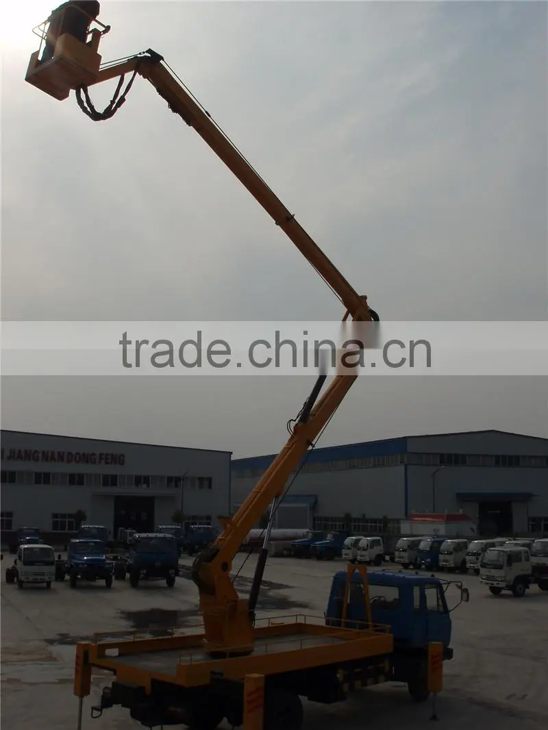 Dongfeng 18m truck mounted aerial platform