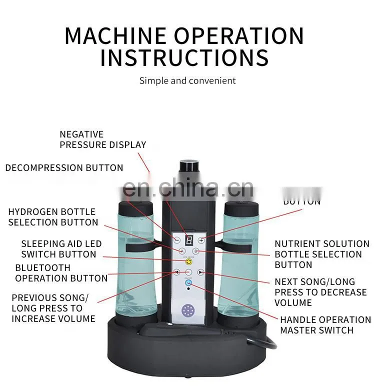 Portable Dermabrasion Hydrogen Machine Pore Cleaner Vacuum Blackhead Removal Hydro Aqua Instrument With Blue Tooth Music System