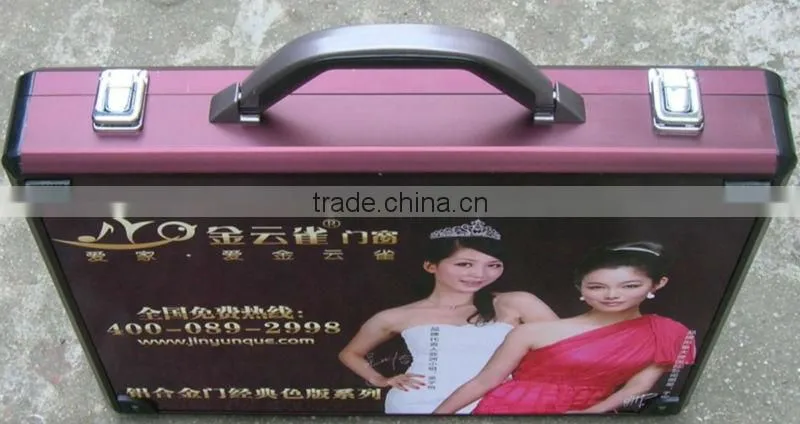 selling portable aluminum case sample carry case