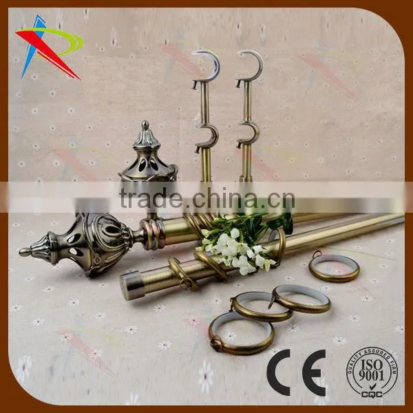 non-rust Metal pole accessory for curtain