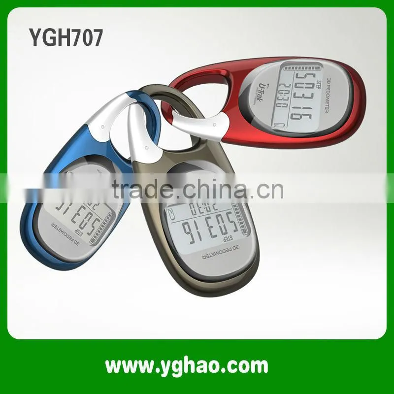 Gifts for the elderly 3D pedometer Simple Count step Pedometer