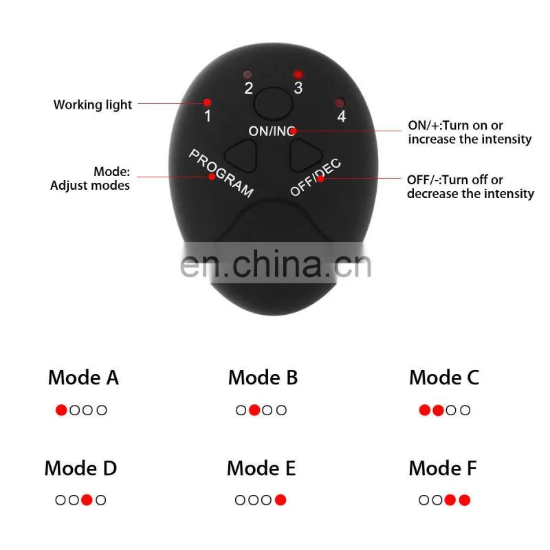 Electric body slimming massager toner trainer compex stimulant belt wireless abs ems abdominal muscle stimulator