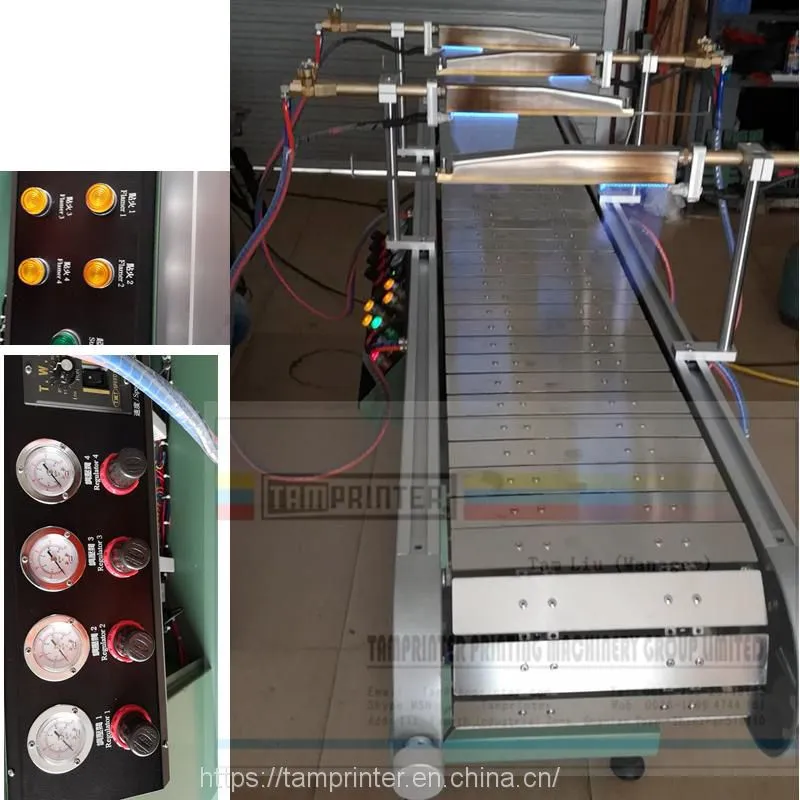 silicon sheet Flame treatment machine