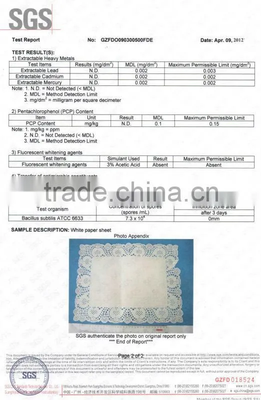 All Sizes Of Printed Paper Cakecup