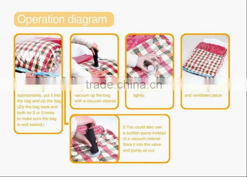 binocular manual vacuum space bag pump for vacuum bag
