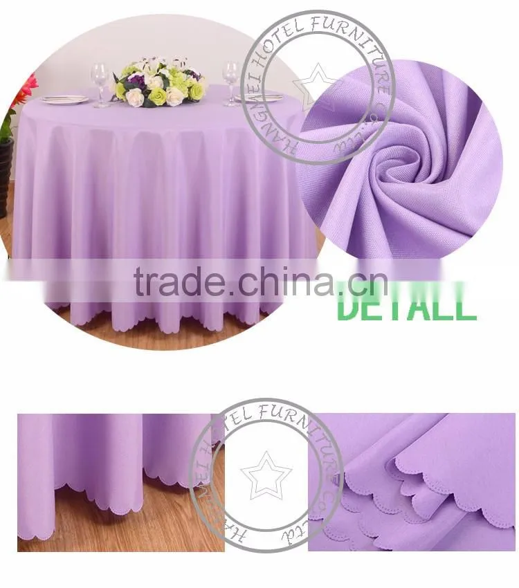 Factory Price Blue Hotel Wedding TableCloth